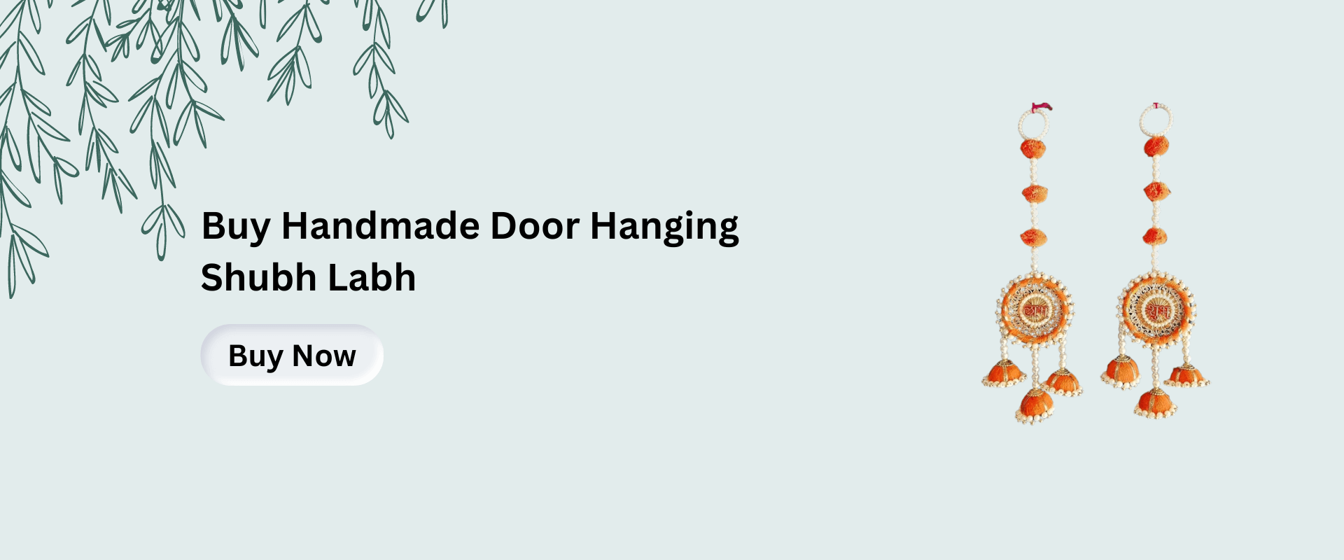 Buy Handmade Door Hanging Shubh Labh